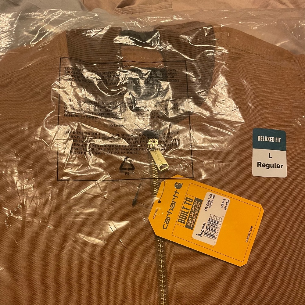 Carhartt V01 Brown arctic-Quilt lined Vest